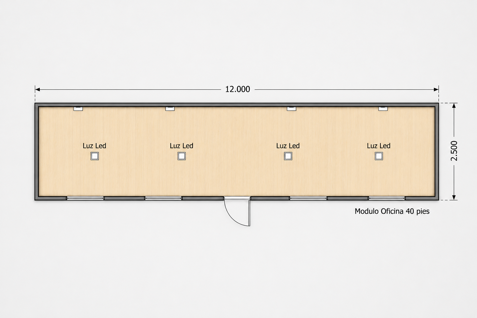 Oficina Modular Full - Vista 1